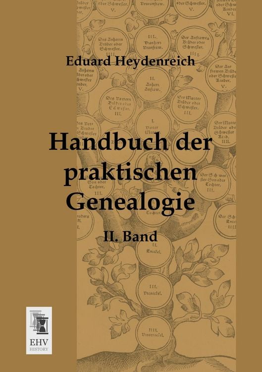 Produktbild: Handbuch der praktischen Genealogie