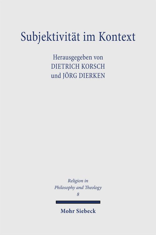 Produktbild: Subjektivit&auml;t im Kontext