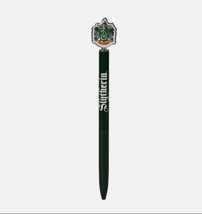 Produktbild: SLYTHERIN - Metallstift mit 2D geformtem Topper - Harry Potter