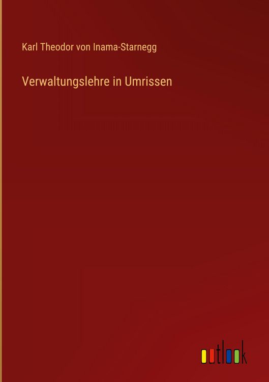 Produktbild: Verwaltungslehre in Umrissen