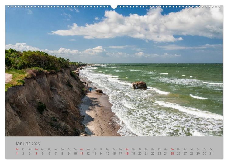 Produktbild: Ostsee, Fischland-Dar&szlig; (Wandkalender 2026 DIN A2 quer), CALVENDO Monatskalender