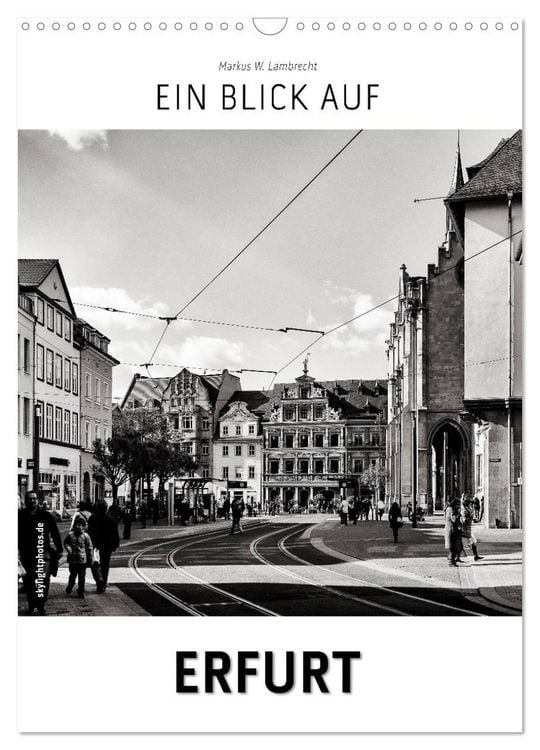 Produktbild: Ein Blick auf Erfurt (Wandkalender 2026 DIN A3 hoch), CALVENDO Monatskalender