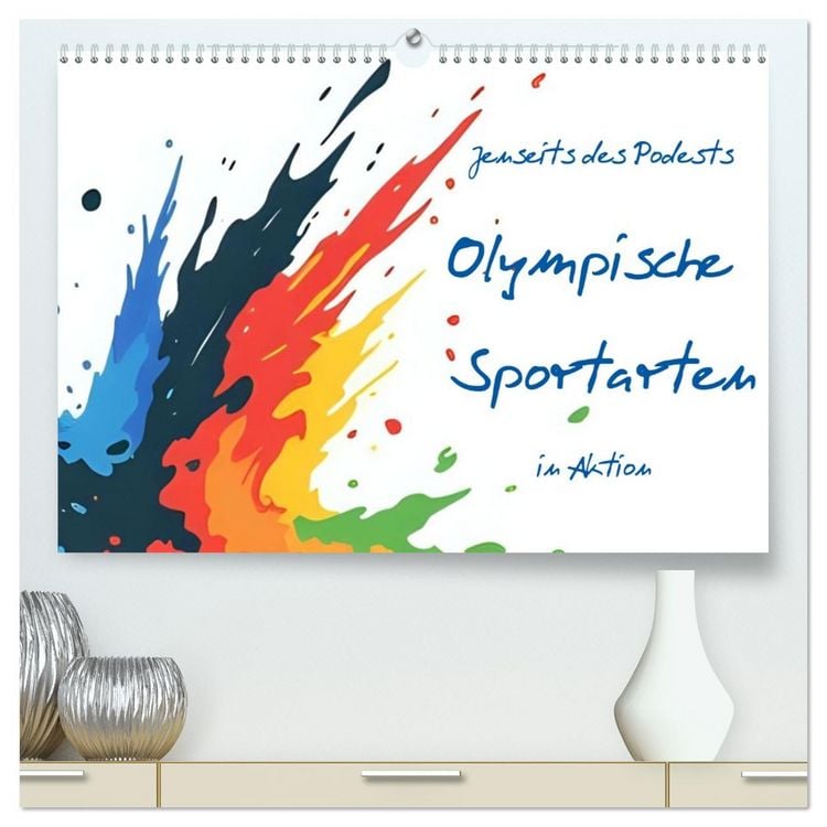 Produktbild: Jenseits des Podests - Olympische Sportarten in Aktion (hochwertiger Premium Wandkalender 2026 DIN A2 quer), Kunstdruck in Hochglanz