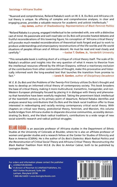 Produktbild: W.E.B. Du Bois and the Problems of the Twenty-First Century