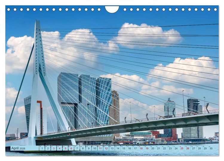 Produktbild: Rotterdam - modern und pulsierend (Wandkalender 2026 DIN A4 quer), CALVENDO Monatskalender