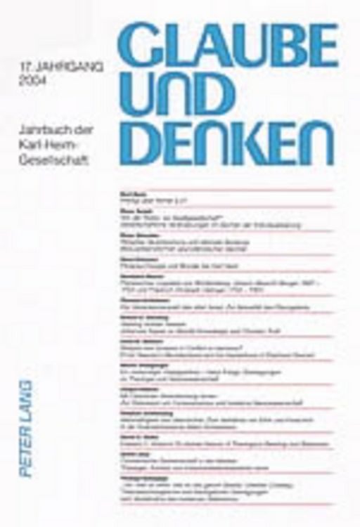 Produktbild: Glaube und Denken