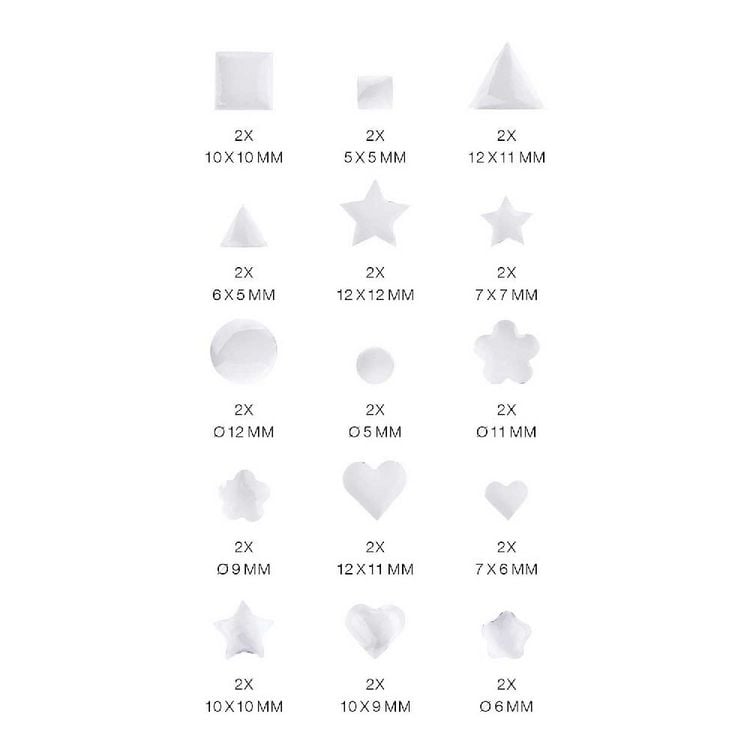 Produktbild: Silikon Gie&szlig;form Mini Formen / Au&szlig;enma&szlig; Silikonform 4 x 21,5 cm