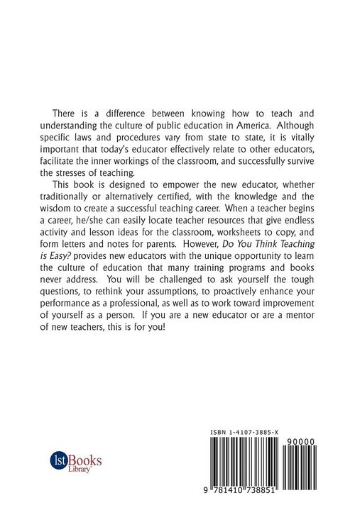 Produktbild: Do You Think Teaching is Easy?