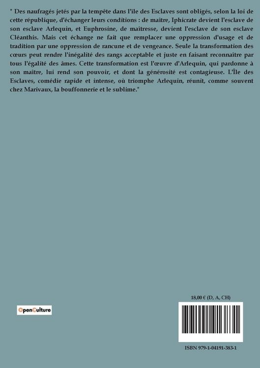 Produktbild: L'&icirc;le des esclaves