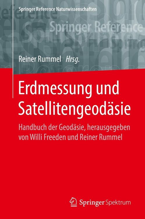 Produktbild: Erdmessung und Satellitengeod&auml;sie