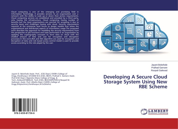 Produktbild: Developing A Secure Cloud Storage System Using New RBE Scheme