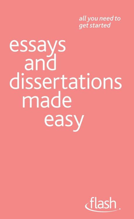 Produktbild: Essays and Dissertations Made Easy: Flash