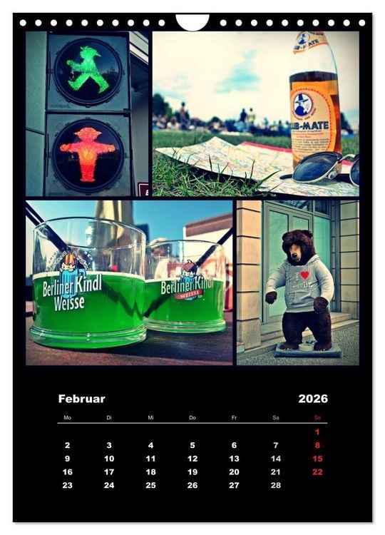 Produktbild: BERLIN / vertikal (Wandkalender 2026 DIN A4 hoch), CALVENDO Monatskalender