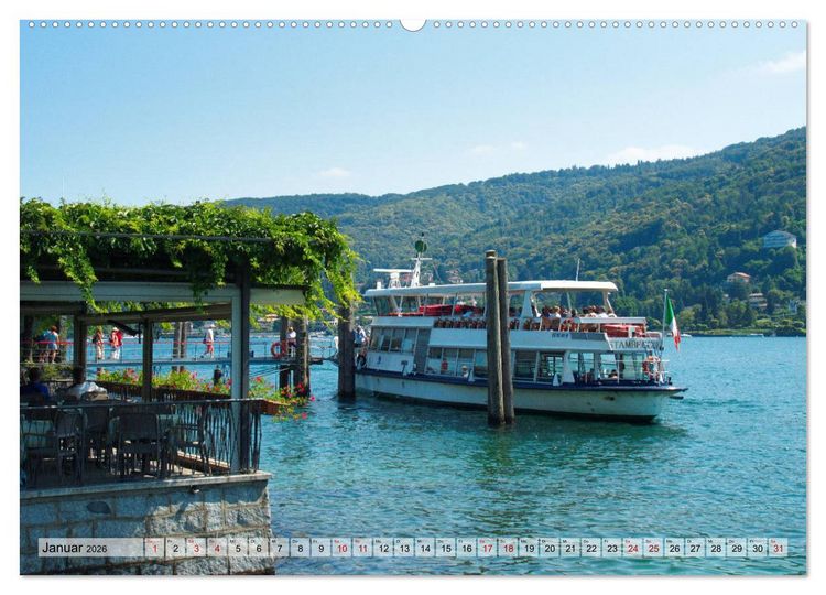 Produktbild: Isola dei Pescatori im Lago Maggiore (Wandkalender 2026 DIN A2 quer), CALVENDO Monatskalender