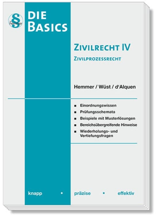 Produktbild: Basics Zivilrecht IV - Zivilprozessrecht