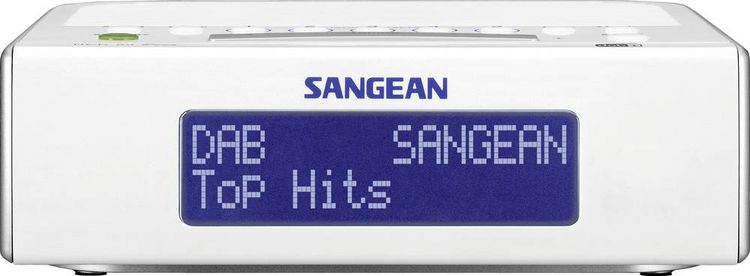 Produktbild: Sangean DCR-89+ Radiowecker DAB+, UKW AUX Wei&szlig;