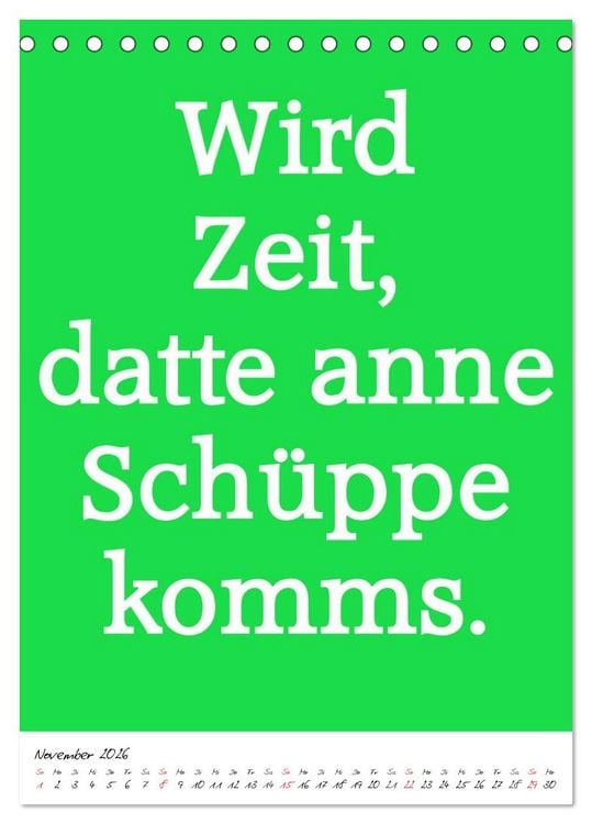 Produktbild: Spr&uuml;che aus&acute;m Pott (Tischkalender 2026 DIN A5 hoch), CALVENDO Monatskalender