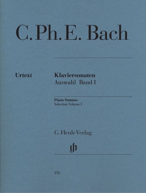 Produktbild: Carl Philipp Emanuel Bach - Klaviersonaten, Auswahl, Band I