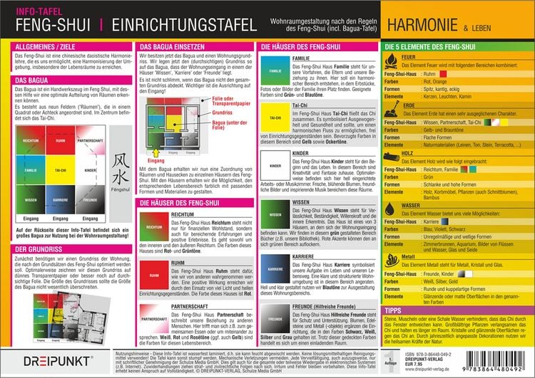 Produktbild: Feng-Shui Einrichtungstafel