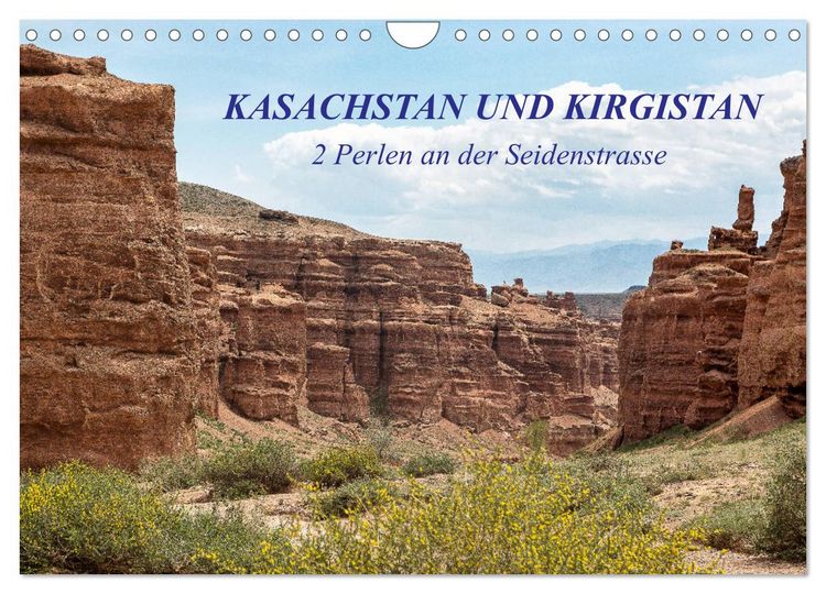 Produktbild: Kasachstan und Kirgistan (Wandkalender 2026 DIN A4 quer), CALVENDO Monatskalender