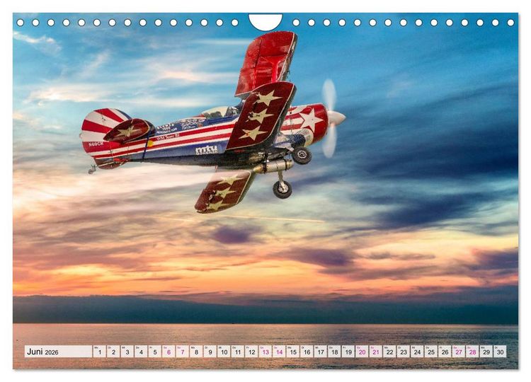 Produktbild: Modellflugzeuge in ACTION (Wandkalender 2026 DIN A4 quer), CALVENDO Monatskalender