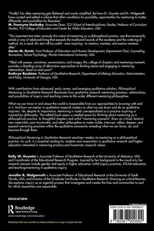 Produktbild: Philosophical Mentoring in Qualitative Research