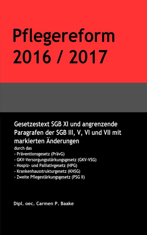 Produktbild: Pflegereform 2016/2017