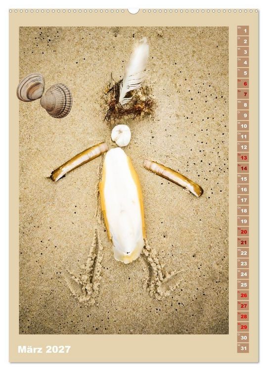 Produktbild: Strandgesellen (hochwertiger Premium Wandkalender 2027 DIN A2 hoch), Kunstdruck in Hochglanz