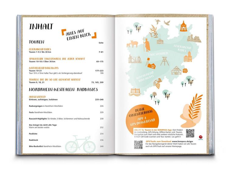 Produktbild: KOMPASS Radvergn&uuml;gen Nordrhein-Westfalen