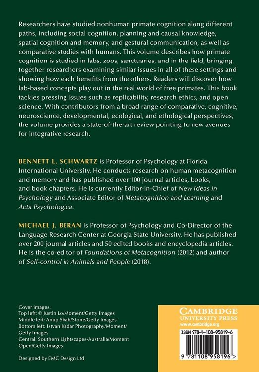 Produktbild: Primate Cognitive Studies