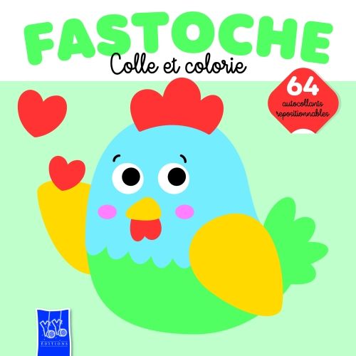 Produktbild: Fastoche : colle et colorie