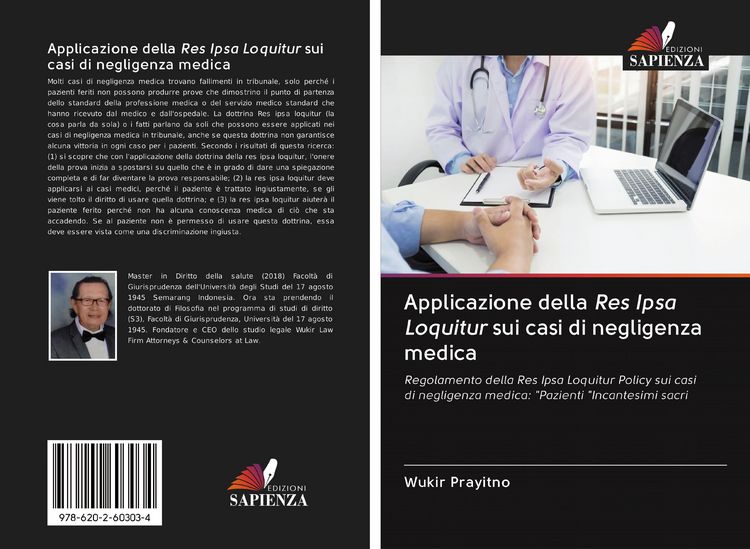 Produktbild: Applicazione della Res Ipsa Loquitur sui casi di negligenza medica