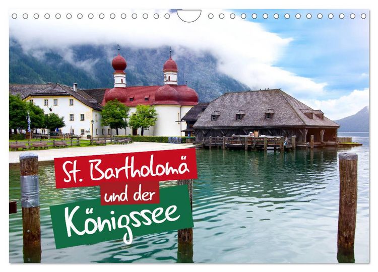 Produktbild: St. Bartholom&auml; und der K&ouml;nigssee (Wandkalender 2026 DIN A4 quer), CALVENDO Monatskalender