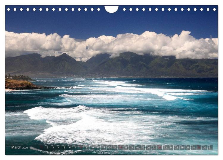 Produktbild: The Paradise of Hawaii (Wall Calendar 2026 DIN A4 landscape), CALVENDO 12 Month Wall Calendar