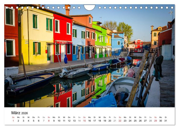 Produktbild: Venedig - Die sch&ouml;nsten Orte (Wandkalender 2026 DIN A4 quer), CALVENDO Monatskalender