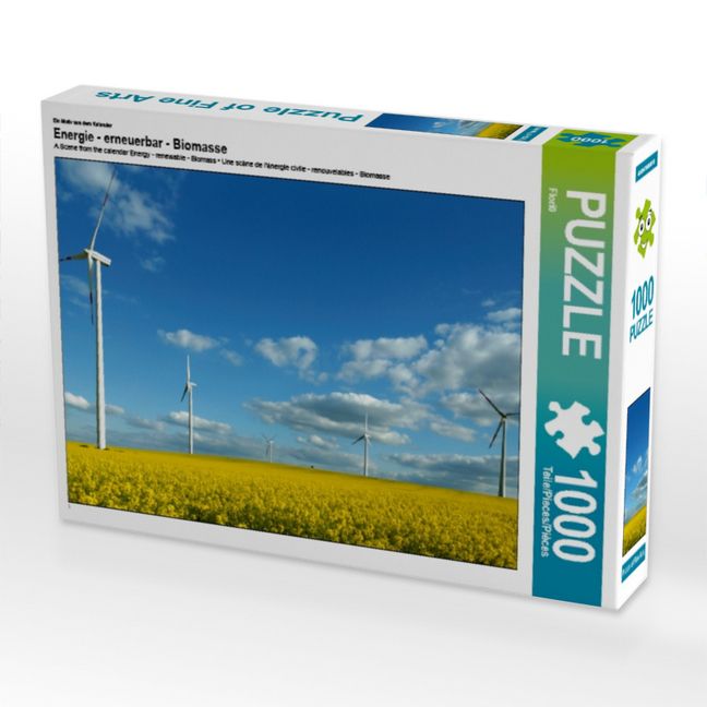 Produktbild: CALVENDO Puzzle Ein Motiv aus dem Kalender Energie - erneuerbar - Biomasse 1000 Teile Puzzle quer | 1000 Teile Lege-Gr&ouml;&szlig;e 64 &times; 48 cm Foto-Puzzle f&uuml;r gl&uuml;ckliche Stunden