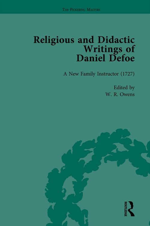 Produktbild: Religious and Didactic Writings of Daniel Defoe, Part I Vol 3