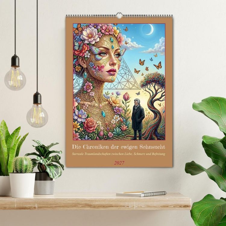 Produktbild: Die Chroniken der ewigen Sehnsucht (Wandkalender 2027 DIN A2 hoch), CALVENDO Monatskalender