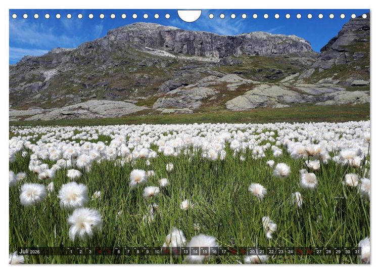 Produktbild: Norwegen 2026 - Berge, Fjorde, Moore (Wandkalender 2026 DIN A4 quer), CALVENDO Monatskalender