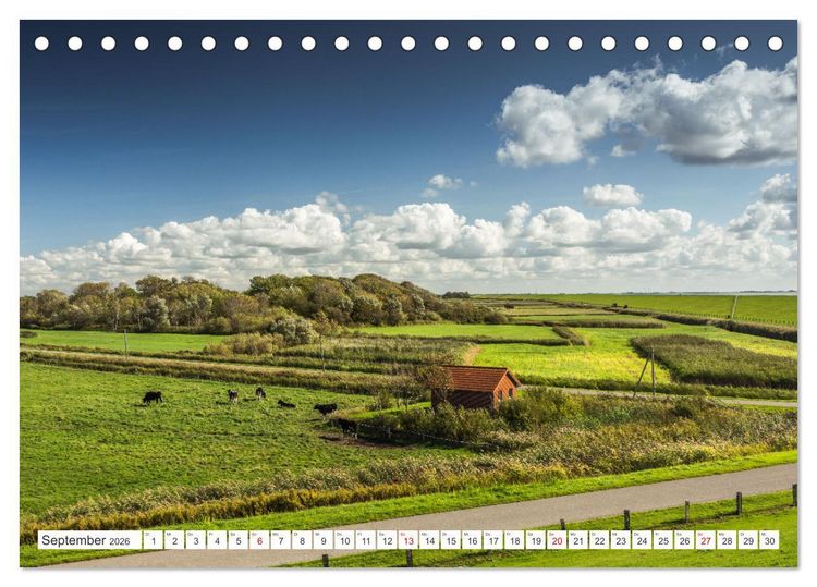 Produktbild: Schleswig-Holstein (Tischkalender 2026 DIN A5 quer), CALVENDO Monatskalender