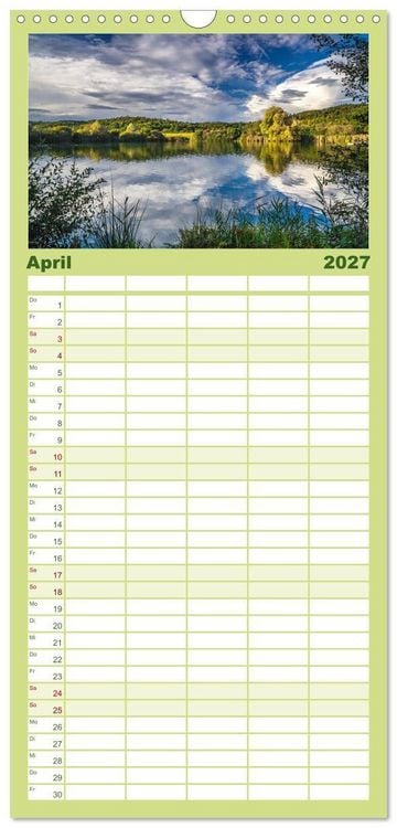 Produktbild: Familienplaner 2027 - G&uuml;ttingen im Hegau mit 5 Spalten (Wandkalender, 21 x 45 cm) CALVENDO