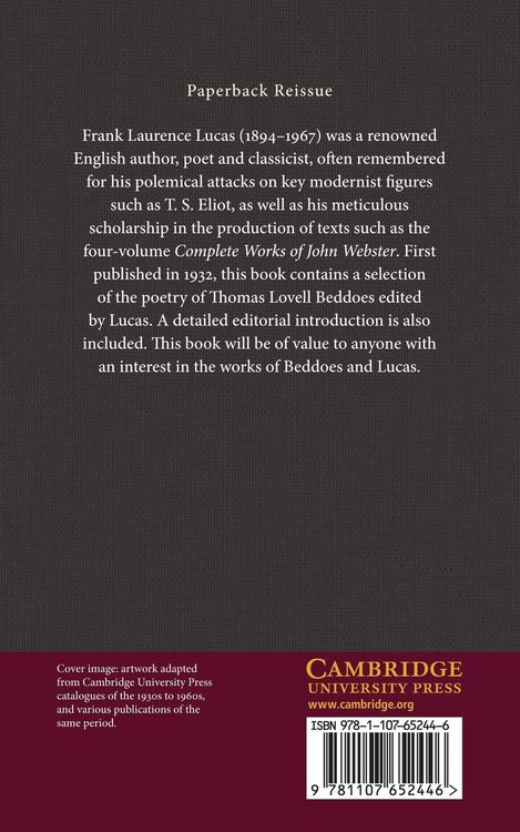 Produktbild: Thomas Lovell Beddoes