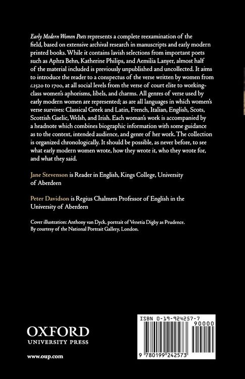 Produktbild: Early Modern Women Poets