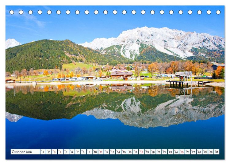 Produktbild: Ramsau am Dachstein (Tischkalender 2026 DIN A5 quer), CALVENDO Monatskalender