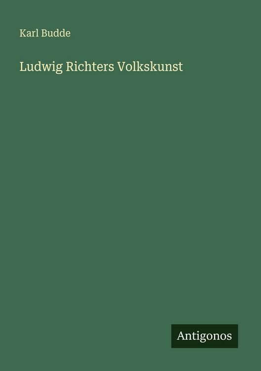Produktbild: Ludwig Richters Volkskunst