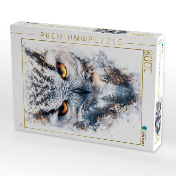 Produktbild: CALVENDO Puzzle Eule | 1000 Teile Lege-Gr&ouml;&szlig;e 64x48cm Foto-Puzzle f&uuml;r gl&uuml;ckliche Stunden