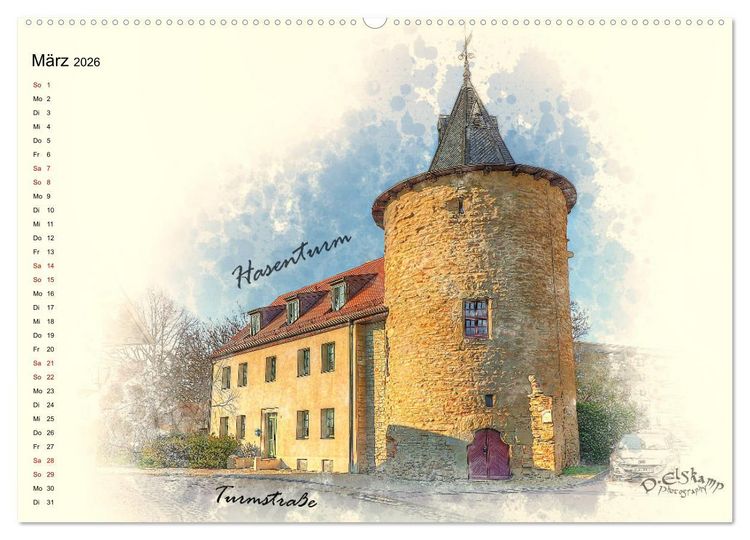 Produktbild: Bernburg meine Stadt (Wandkalender 2026 DIN A2 quer), CALVENDO Monatskalender