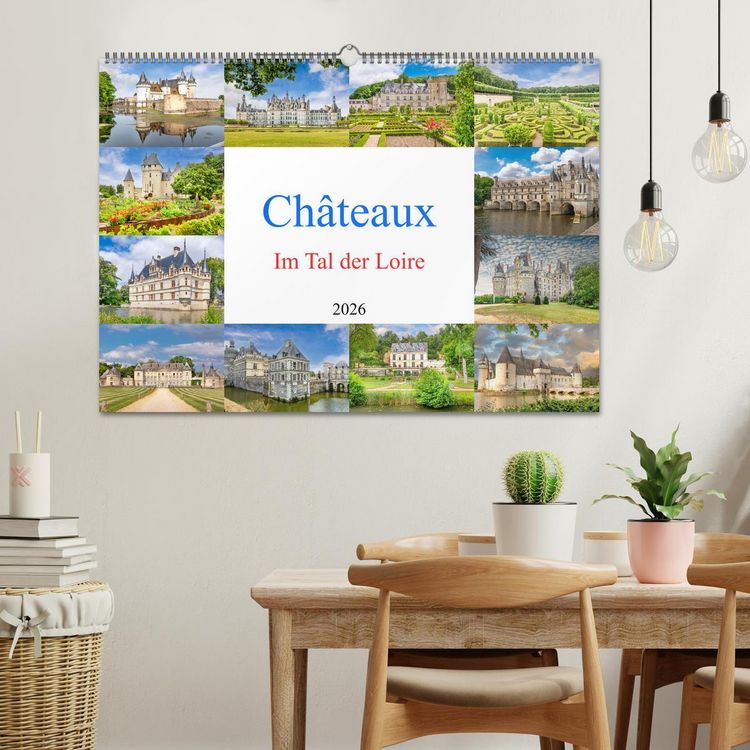 Produktbild: Ch&acirc;teaux. Im Tal der Loire (Wandkalender 2026 DIN A2 quer), CALVENDO Monatskalender