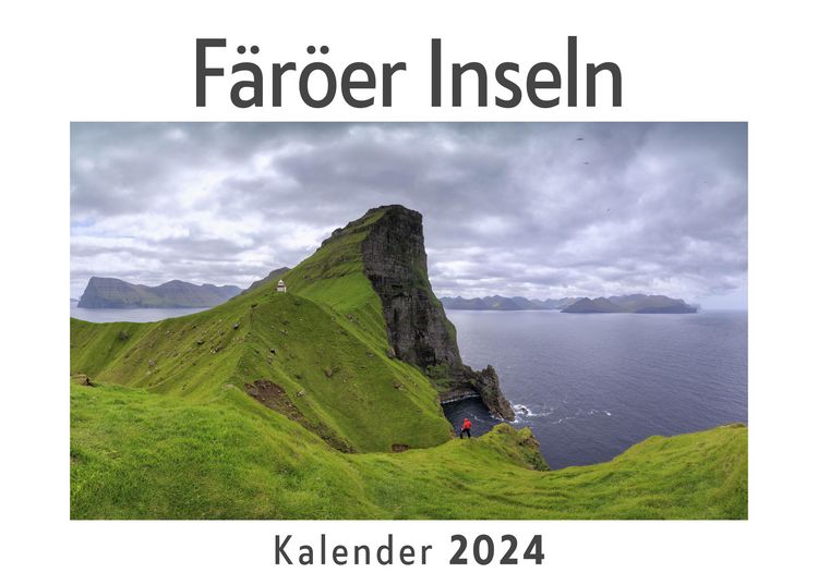 Produktbild: F&auml;r&ouml;er Inseln (Wandkalender 2024, Kalender DIN A4 quer, Monatskalender im Querformat mit Kalendarium, Das perfekte Geschenk)
