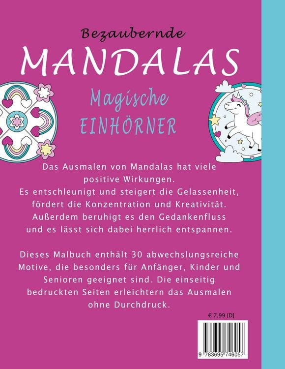 Produktbild: Bezaubernde Mandalas - Magische Einh&ouml;rner